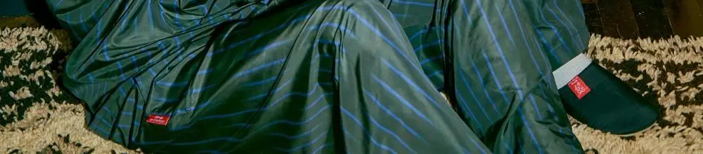 Furless pajamas[Long] - KhakiBlue Stripe 상세페이지 10